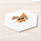 Pumpkin Pie Security Guard Funny Erntedank über Untersetzer (angewinkelt)