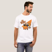 Pumpkin Pie Security Guard Funny Thanksgiving Over T-Shirt (Vorne ganz)