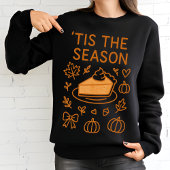 Pumpkin Pie Slice | Gemütlicher Erntedank Fall Sweatshirt