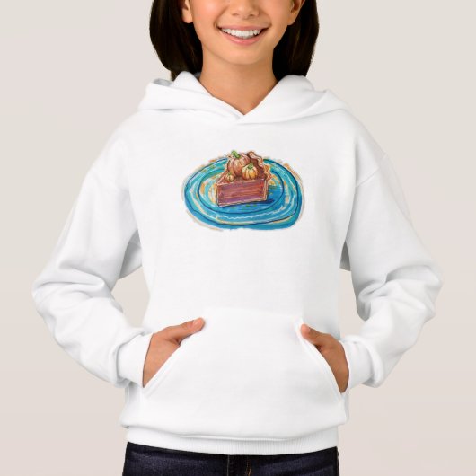 Pumpkin Pie Slice Hoodie (Vorderseite)