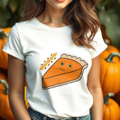 Pumpkin Pie Slice mit Sonnenblumenaugen Tri-Blend Shirt