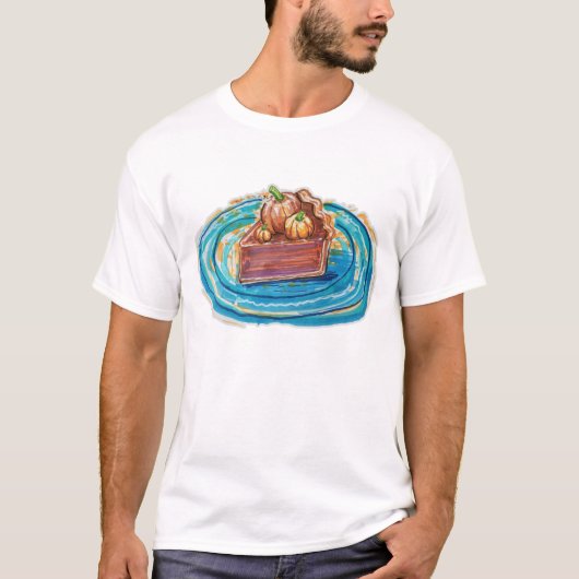 Pumpkin Pie Slice T-Shirt (Vorderseite)