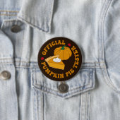 Pumpkin Pie Tester Funny Kids Erntedank Button (Beispiel)
