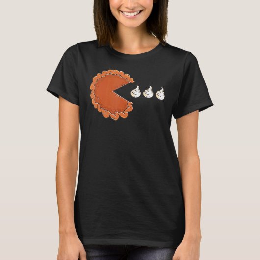 Pumpkin Pie Thanksgiving T-Shirt (Vorderseite)