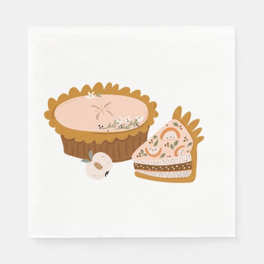 Pumpkin Pies Serviette (Vorderseite)