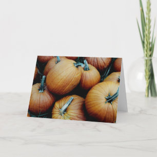 Pumpkin Pile Feiertagskarte