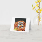 Pumpkin Pile - Mäuse Karte (Gelbe Blume)