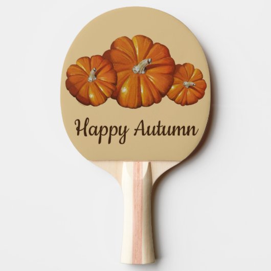 Pumpkin Ping Pong Paddle Tischtennis Schläger (Rückseite)