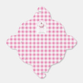 Pumpkin Pink Gingham Kariert Baby Girl Baby Dusche Geschenkschachtel (Ungefaltet)
