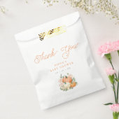 Pumpkin Pink & Orange Baby Dusche Vielen Dank Geschenktütchen (Versiegelt)