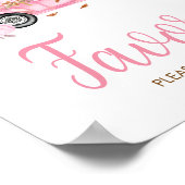 Pumpkin Pink Truck Lieblings Kinderdusche Poster (Ecke)