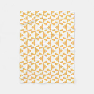 Pumpkin Pinwheels Fleecedecke