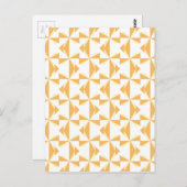 Pumpkin Pinwheels Postkarte (Vorne/Hinten)