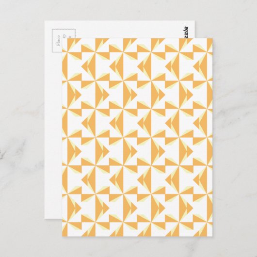 Pumpkin Pinwheels Postkarte (Vorne/Hinten)