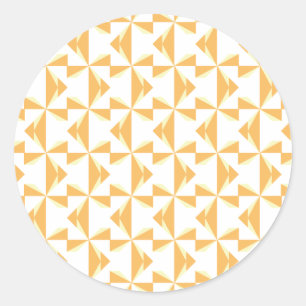 Pumpkin Pinwheels Runder Aufkleber