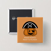 Pumpkin Pirate Button (Vorne & Hinten)