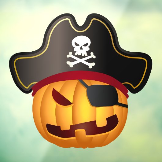 Pumpkin Pirate Fensteraufkleber (Blatt 3)