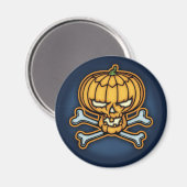 Pumpkin Pirate Magnet (Vorderseite/Rückseite)