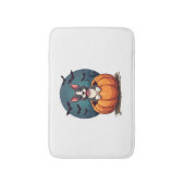 Pumpkin Pitbull Smile Badematte (Vorderseite Vertikal)