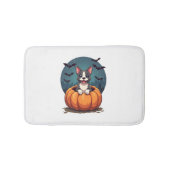 Pumpkin Pitbull Smile Badematte (Vorderseite)