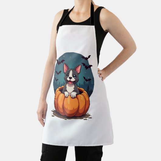 Pumpkin Pitbull Smile Schürze (InSitu)