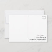 Pumpkin Pixie Halloween Postkarte (Rückseite)