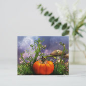 Pumpkin Pixie Postcard Postkarte (Stehend Vorderseite)