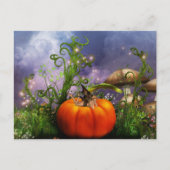 Pumpkin Pixie Postcard Postkarte (Vorderseite)