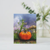 Pumpkin Pixie Postcard Postkarte (Stehend Vorderseite)