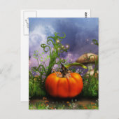 Pumpkin Pixie Postcard Postkarte (Vorne/Hinten)