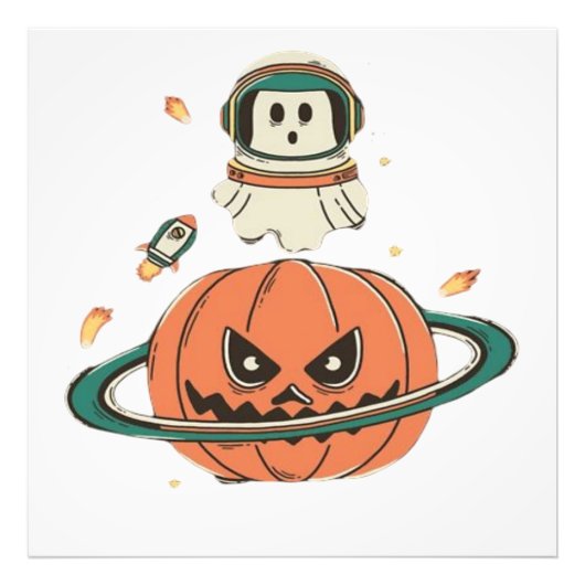 Pumpkin Planet Fotodruck (Vorne)