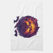 Pumpkin Planet Geschirrtuch (Vertikal)