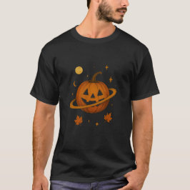 Pumpkin-Planet - kosmisches Halloween-Jack-O’-Lant T-Shirt