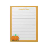 Pumpkin Playground - Lined Notizblock (Rotiert)