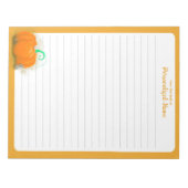 Pumpkin Playground - Lined Notizblock (Vorderseite)