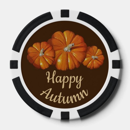 Pumpkin-Poker-Chips Pokerchips (Vorderseite)