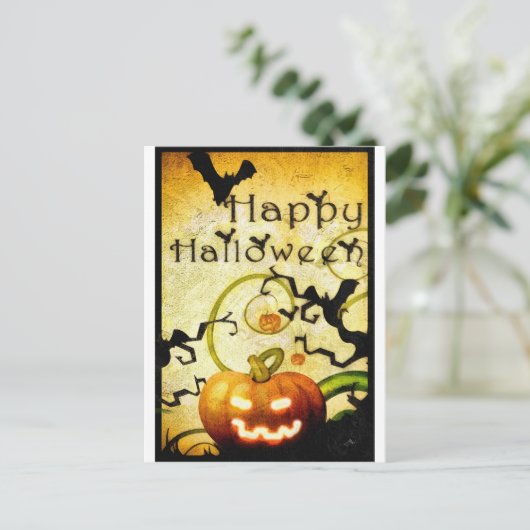 Pumpkin Postkarte (Stehend Vorderseite)