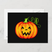 Pumpkin Postkarte (Vorne/Hinten)
