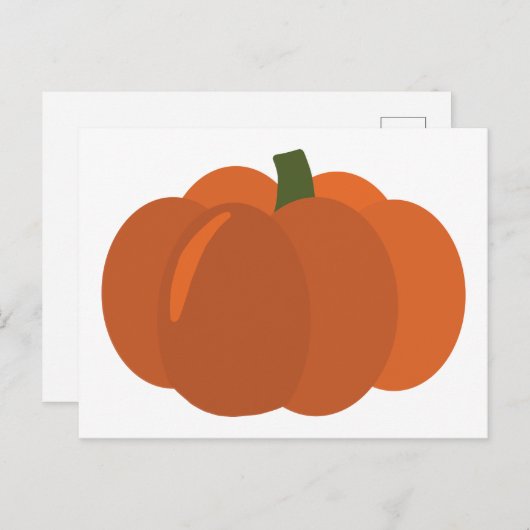 Pumpkin Postkarte (Vorne/Hinten)