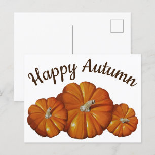 Pumpkin-Postkarte Feiertagspostkarte