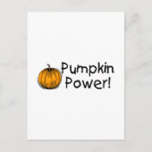 Pumpkin-Power Postkarte (Vorderseite)