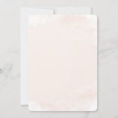 Pumpkin Princess Glitzer Kinderdusche Einladung (Rückseite)