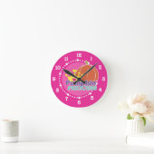Pumpkin Princess Runde Wanduhr (Zuhause)