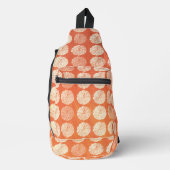 Pumpkin Print Cut Nähtasche Crossbody Bag (Vorderseite)