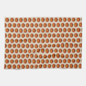 Pumpkin Print Halloween Erntedank Herbstfall Handtuch (Horizontal)