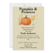 Pumpkin & Prosecco Fall Halloween Brautparty