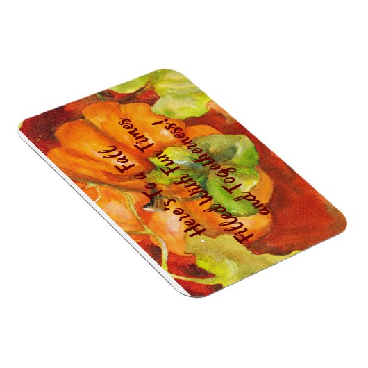 Pumpkin-Pumpkin-Fall Magnet (Rechte Seite)