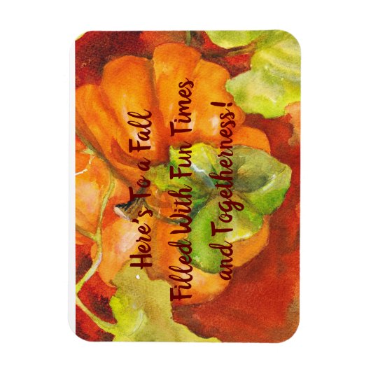 Pumpkin-Pumpkin-Fall Magnet (Vertikal)