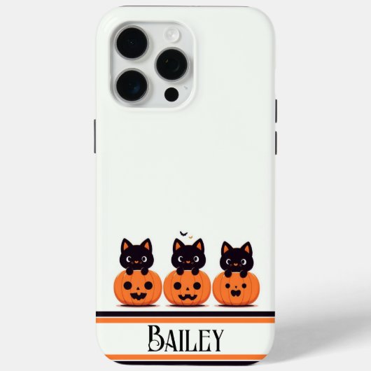 Pumpkin Purrfection Case-Mate iPhone Hülle (Rückseite)