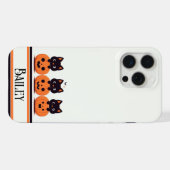 Pumpkin Purrfection iPhone Hülle (Rückseite (Horizontal))